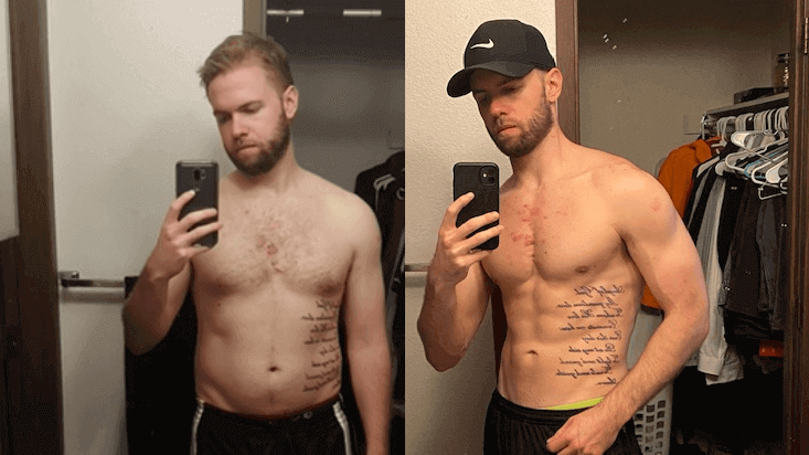 Alex HypertroFit client transformation